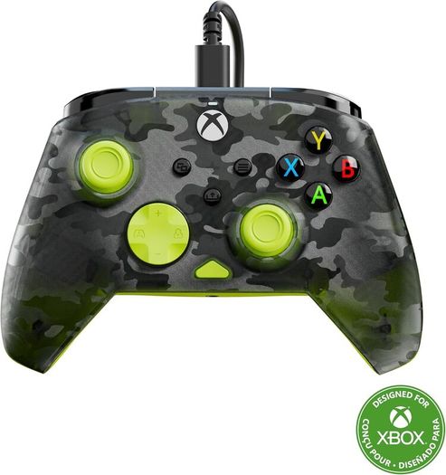 Turtle Beach Rematch Core Black and Green Wired Gaming Controller with Audio Controls, Rumble Motors and Impulse Triggers  Licensed for Xbox Series X or S, Xbox One and Windows PCs