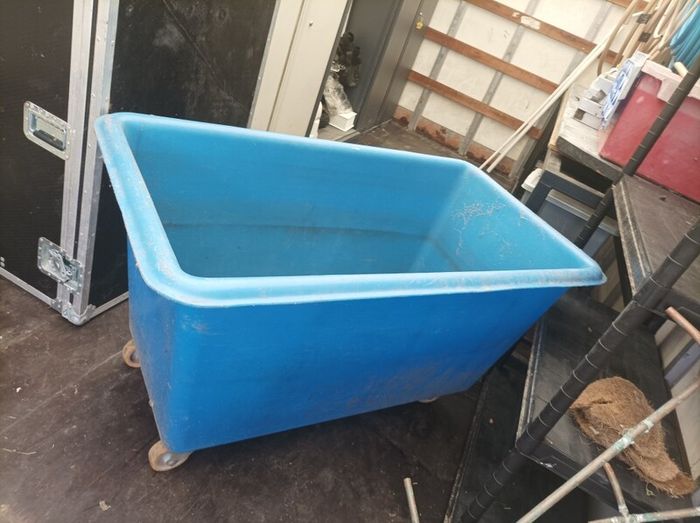 large skip on wheels