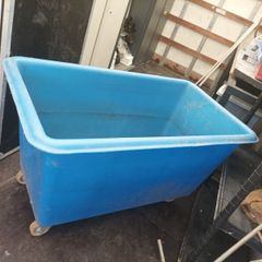 large skip on wheels