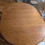 Solid Oak Dining Table and 6 Chairs Image 5