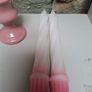 Pink colonial candle holders Image 3