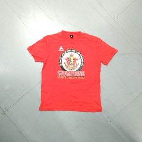 Nagoya Grampus Eight (M) 2010 J League Champions Tee SHirt Tshirt Jersey Le Coq Sportif Vintage Retro Soccer Football Japan  Red Medium