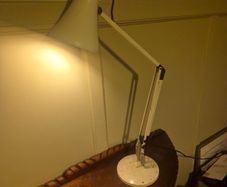 Anglepoise lamp-Model 90 desk lamp-made in England.(white)
