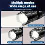 2pcs  ANYICE Rechargeable LED Flashlight  - Telescopic Zoom, Lithium Battery, Image 7