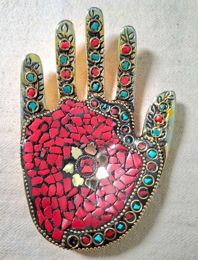 CLEARANCE Exquisite Metal Incense Holder with Genuine Stones - Perfect for Smudging & Ceremonial Use