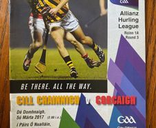 2017 Cork v Kilkenny - GAA Allianz Hurling League Programme