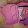 Kids small pink suitcase Image 3