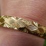 18K-GP gold plated Yellow Gold Bangle Bracelet Image 2