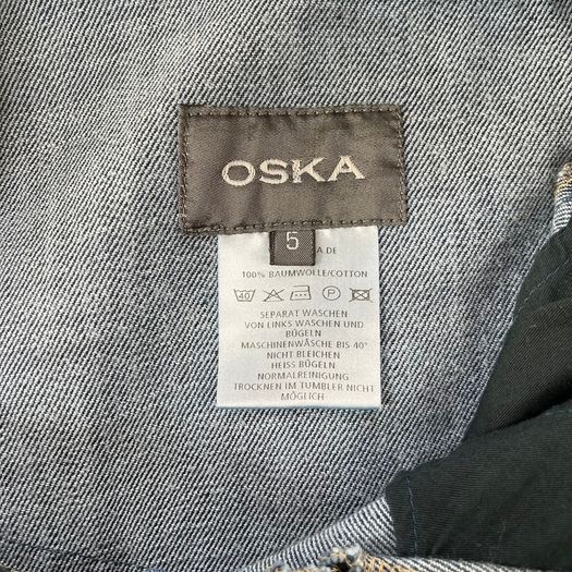 Oska 505 Womens Jeans - Size 5 - W36 L34 Blue Denim - Baggy Wide