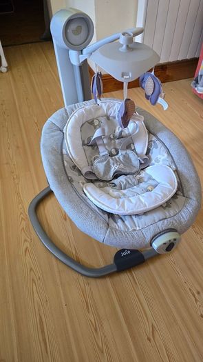 Joie serina swivel baby swing elephant duo