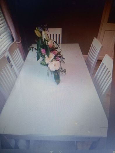 Table and chairs