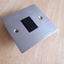 One Electrical 1 Gang Switch Satin Stainless Steel Image 2
