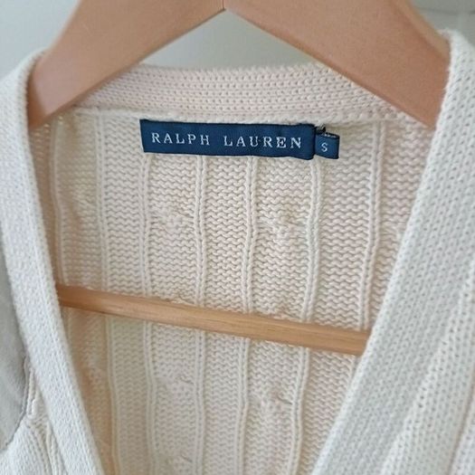 Ralph Lauren cream cardigan size S