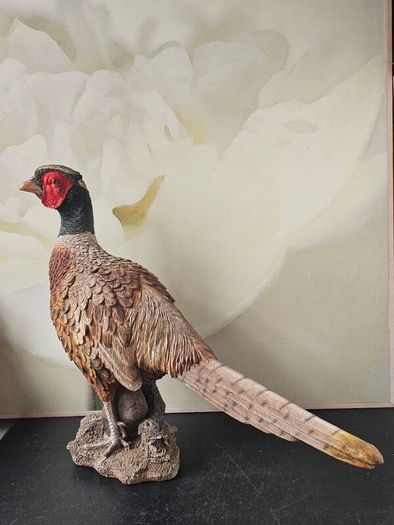 Standing Pheasant Sculpture
