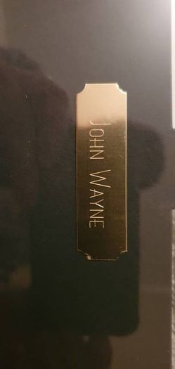 John Wayne Metal Framed Picture