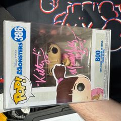 Funko pop monsters inc Boo signed