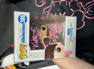Funko pop monsters inc Boo signed