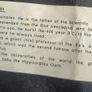 Vintage Greek Hippocrates Wall Plaque With Original Description Label Image 2