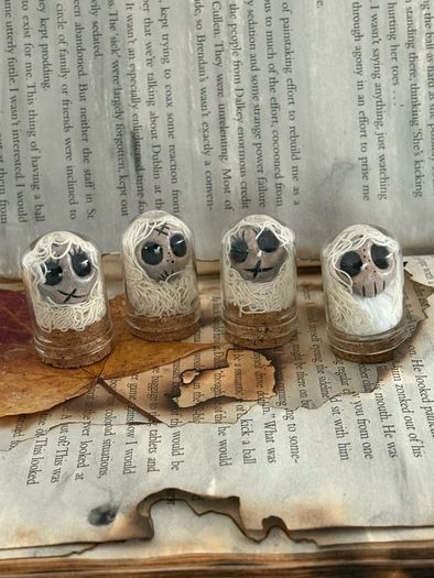 Miniature Captured Spirits in Glass Domes