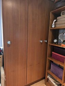 Triple Door Teak Wardrobe
