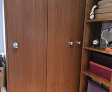 Triple Door Teak Wardrobe