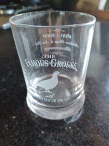 Famous Grouse Whisky Glass