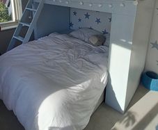 Stylish bunk bed in light blue, great condition, D18, Cabinteely