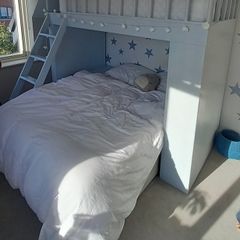 Stylish bunk bed in light blue, great condition, D18, Cabinteely