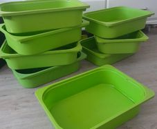 8x Ikea Trofast toys storage boxes