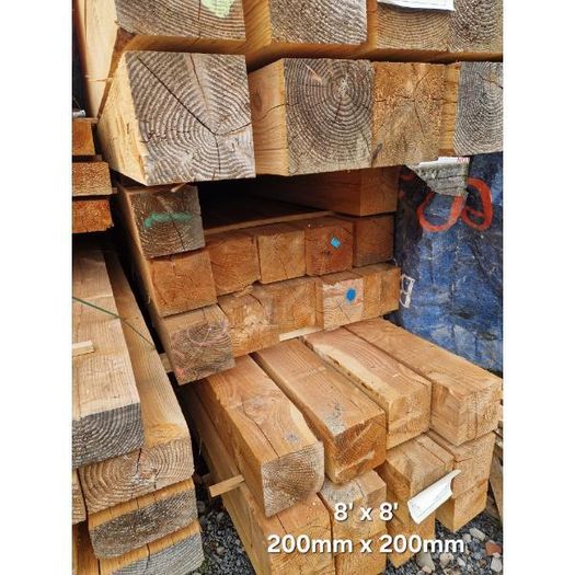 Douglas Fir & Larch Beams Raw State