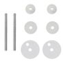 Toilet Seats with Lids 2 pcs MDF Dolphin Image 2