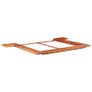 Japanese Futon Bed Frame Solid Acacia Wood 200x200 cm Image 7