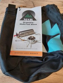 MSR Dragonfly multi fuel stove with pump