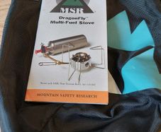 MSR Dragonfly multi fuel stove with pump