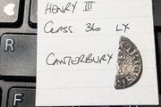 Silver Hammered Halfpenny 1250