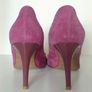Hobbs London Fuchsia Suede Court Shoes - Size 40 Image 8