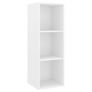 Wall-mounted TV Cabinets 4 pcs White Chipboard Image 2