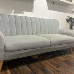 2 seater grey sofa