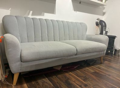 2 seater grey sofa
