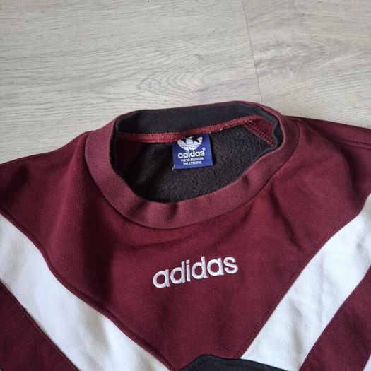 Vintage Newcastle United 95 97 home shirt and sweatshirt made by Adidas,