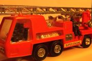 Matchbox Superking Plastic Fire Engine Hk copy