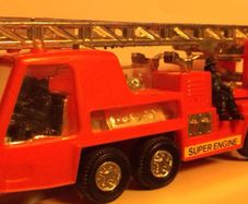 Matchbox Superking Plastic Fire Engine Hk copy