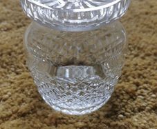 Waterford crystal honey pot