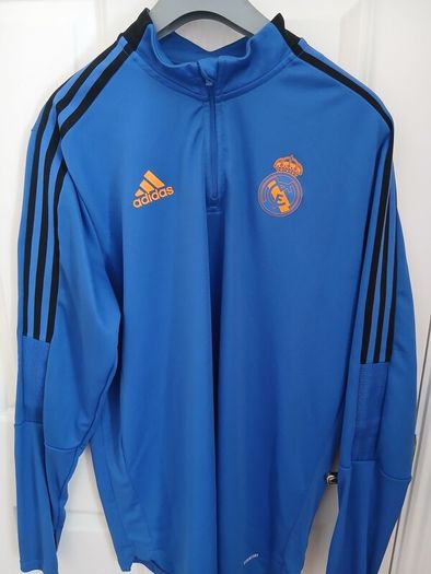 real madrid quarter zip top