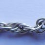 Vintge Sterling Silver 925 Men's Women's Jewelry Huge Chain Necklace Length 18" - 9g Image 9