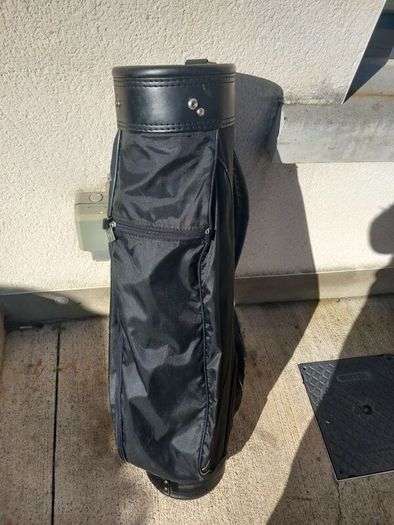 A selection of golf bags