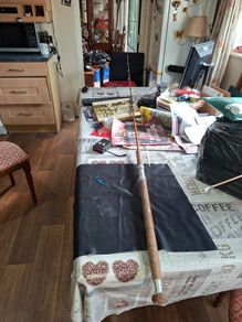 Walker Bamford Makers Alnwick Rare, 116 inches in length Highly Collectible Antique Split Cane Bamboo Fishing Rod