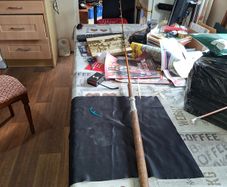 Walker Bamford Makers Alnwick Rare, 116 inches in length Highly Collectible Antique Split Cane Bamboo Fishing Rod