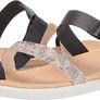 ECCO Womens Simpil Flat Sandal, Black / limestoneblack, 36 EU Image 4