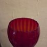 Large Cranberry Glass Vase Image 6